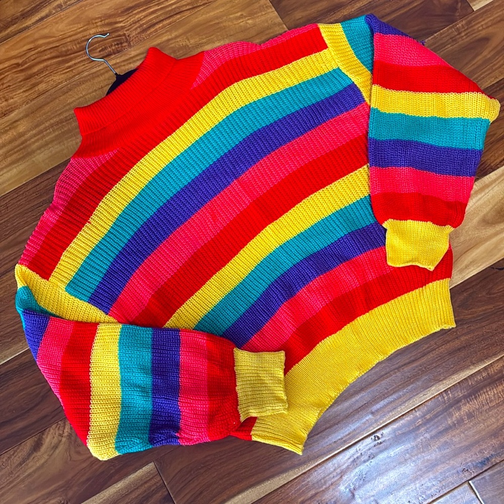 Colorful Striped Sweater